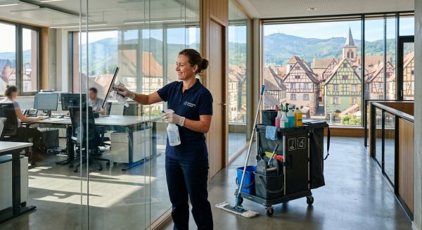 Entretien de locaux en Alsace : les prestations d'une entreprise de nettoyage